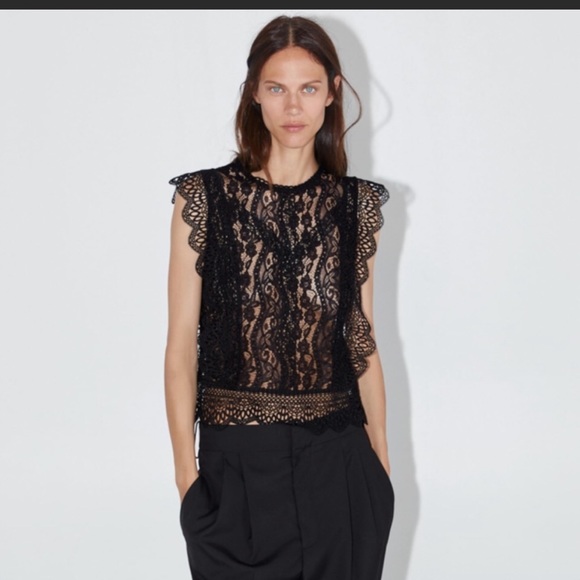 Zara Tops - Zara lace top